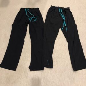 Med Couture XS scrub black pants set